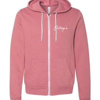 Pink Palm Zip-Up