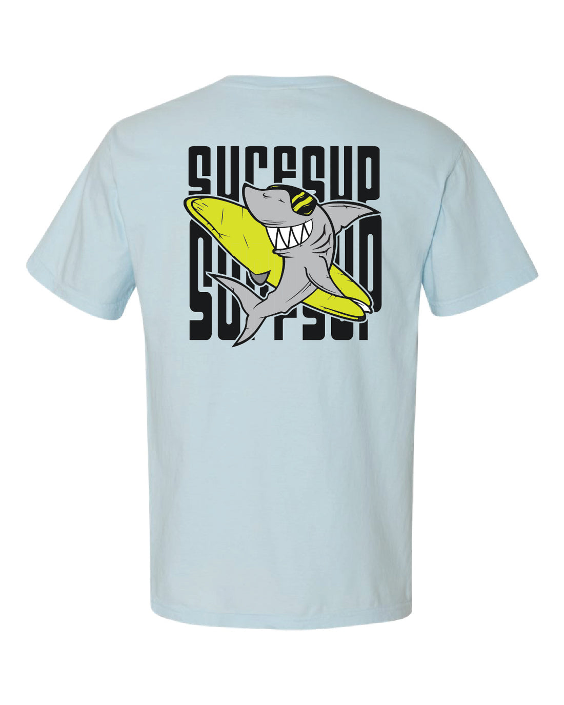 Surfs Up Shark Tee - Blue